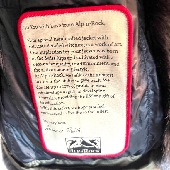 🎀HP🎀 NWOT ALP N ROCK JACKET M Warm Lining Faux Fur w Details Snow Skiing 🎀 - Picture 16 of 16